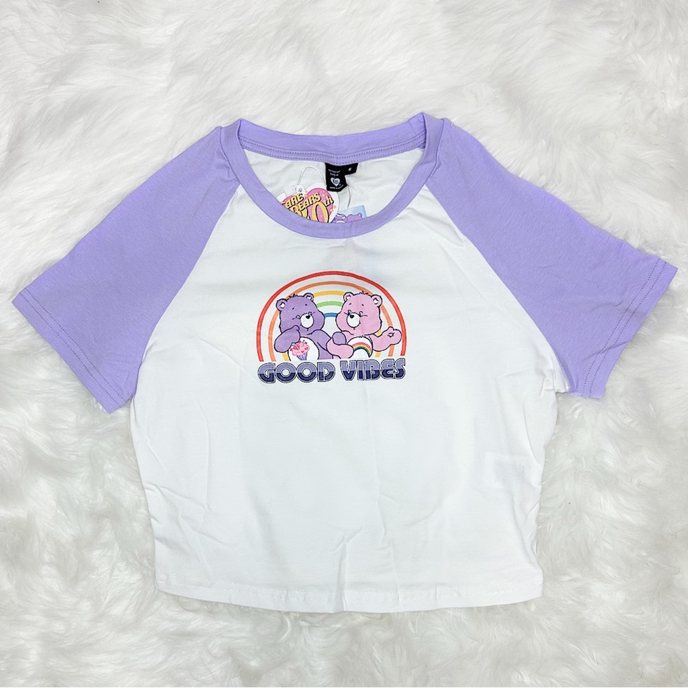 care bears crop tee !!